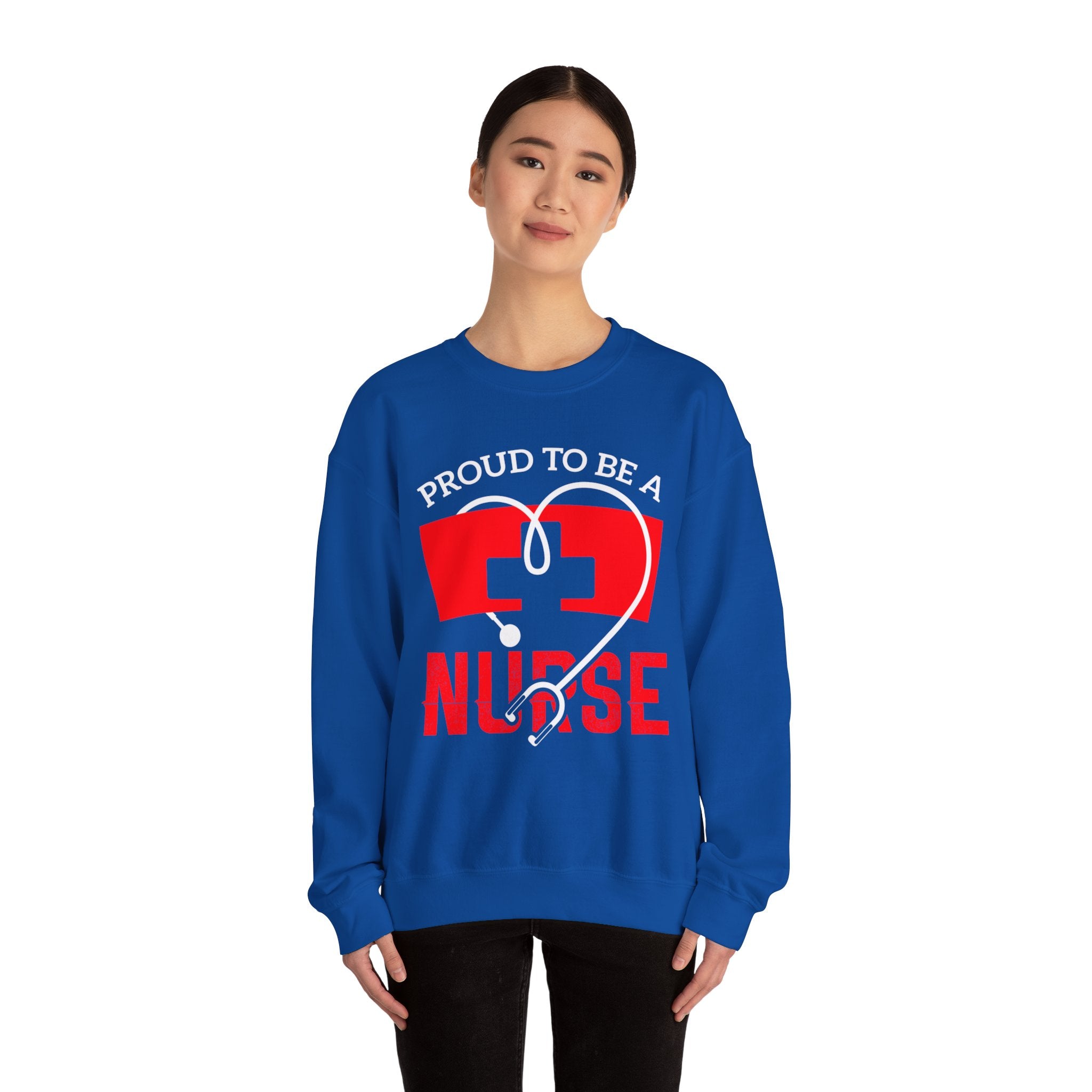 Fier d’être un sweat-shirt unisexe infirmière 