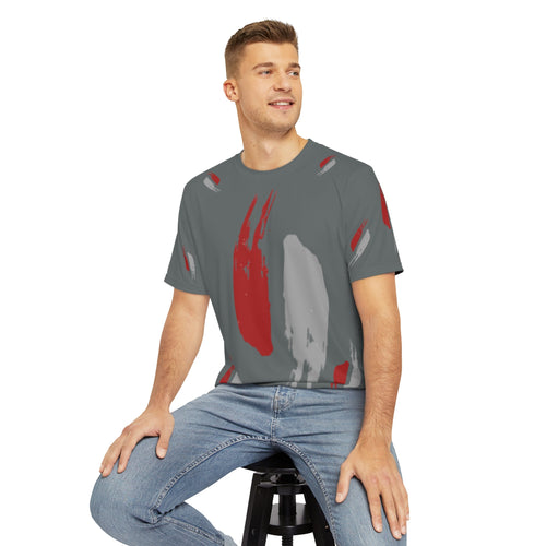 Abstract Art Men's Tee, Unique Graphic Shirt, Casual Wear, Trendy Fashion, Gift for Him, Everyday Style Printify