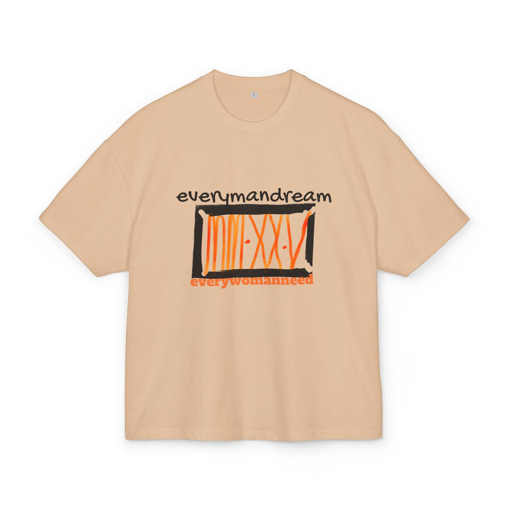 Everyman Dream Unisex Box Tee - Soft Cotton Graphic T-Shirt for Casual Style