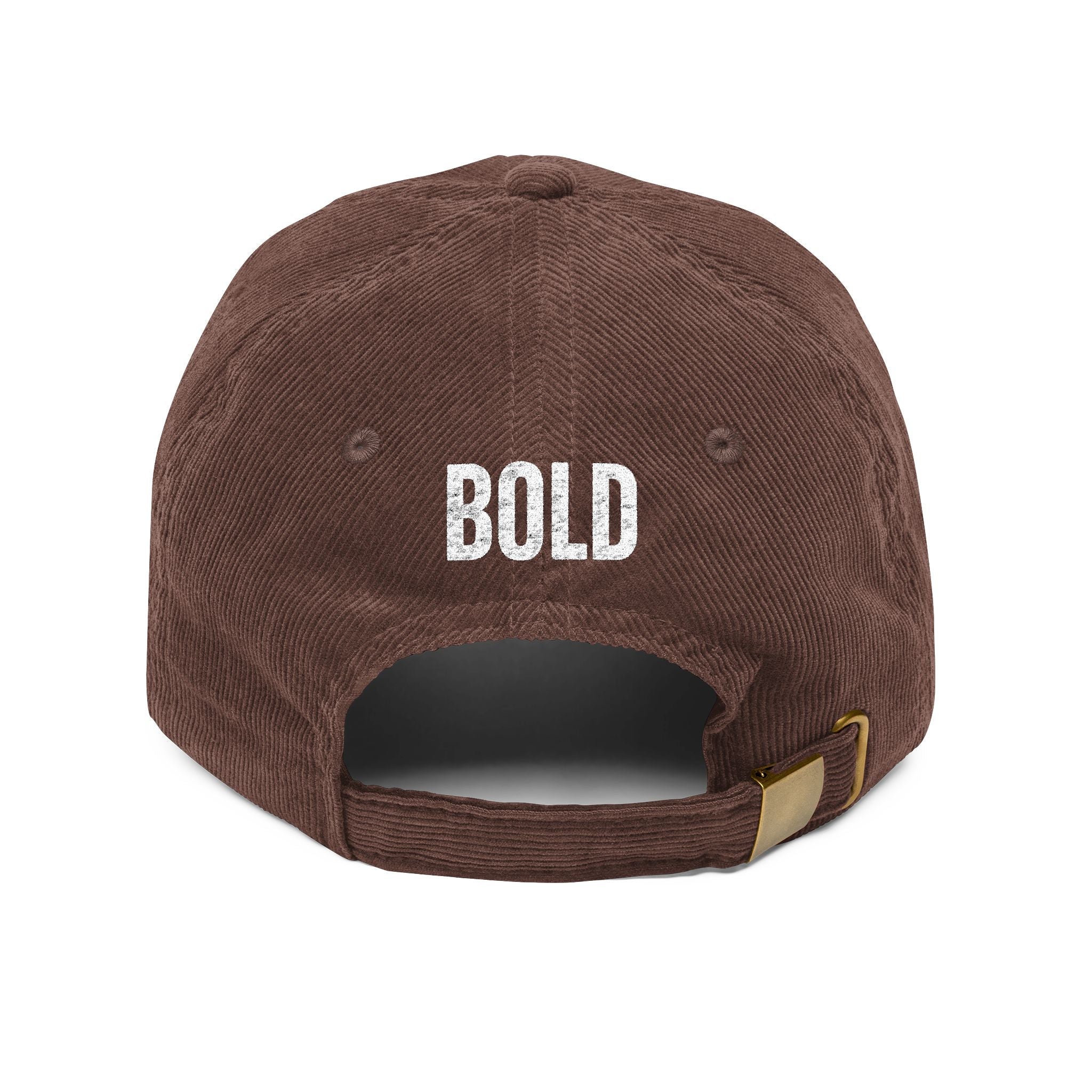 Bold Corduroy  Statement Hat, Embroidered Printify