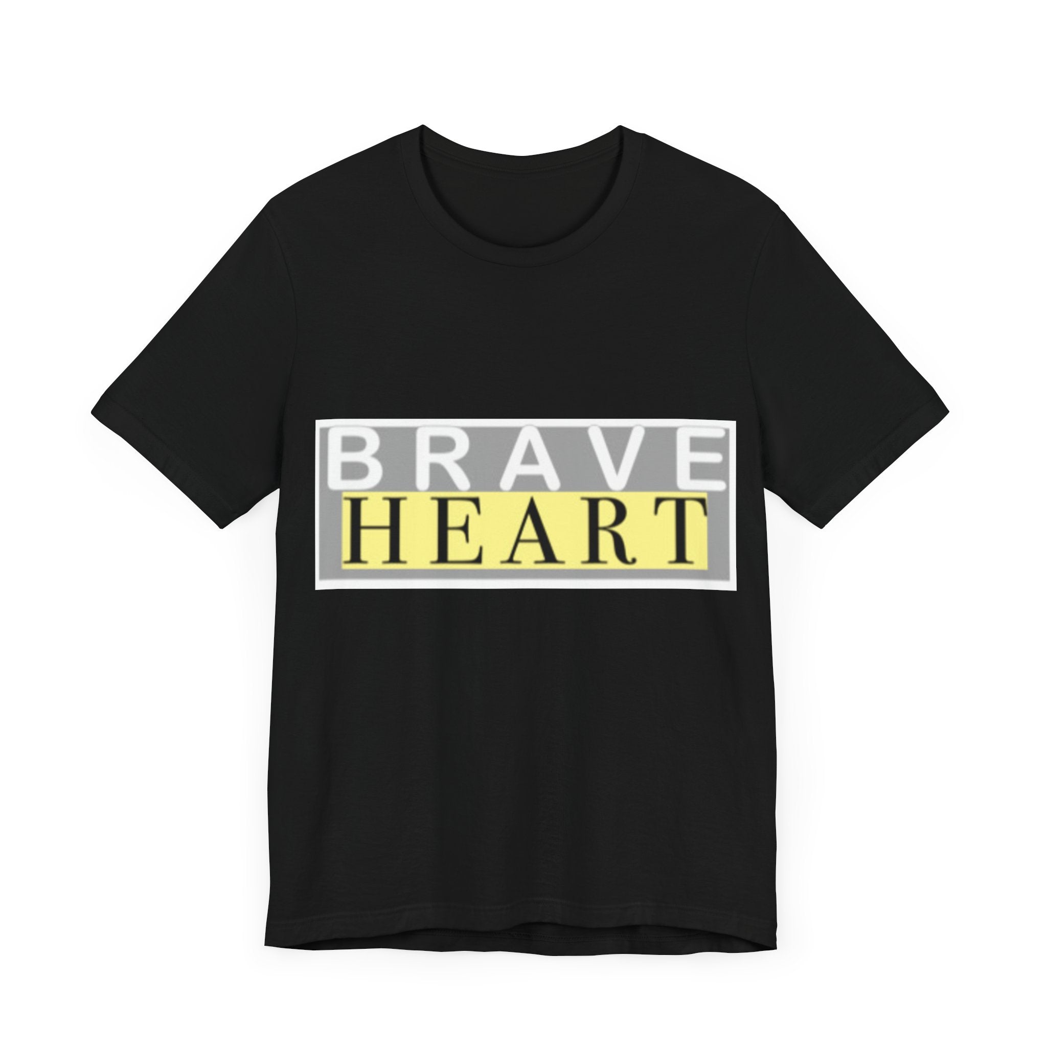 Brave Heart Unisex Tee, Inspirational T-Shirt, Gift for Champions, Casual Wear, Motivational Apparel