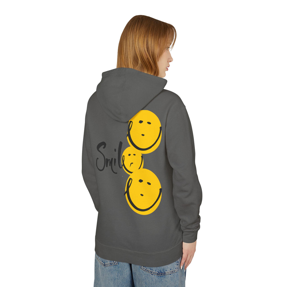 Smile Lightweight Hooded Sweatshirt