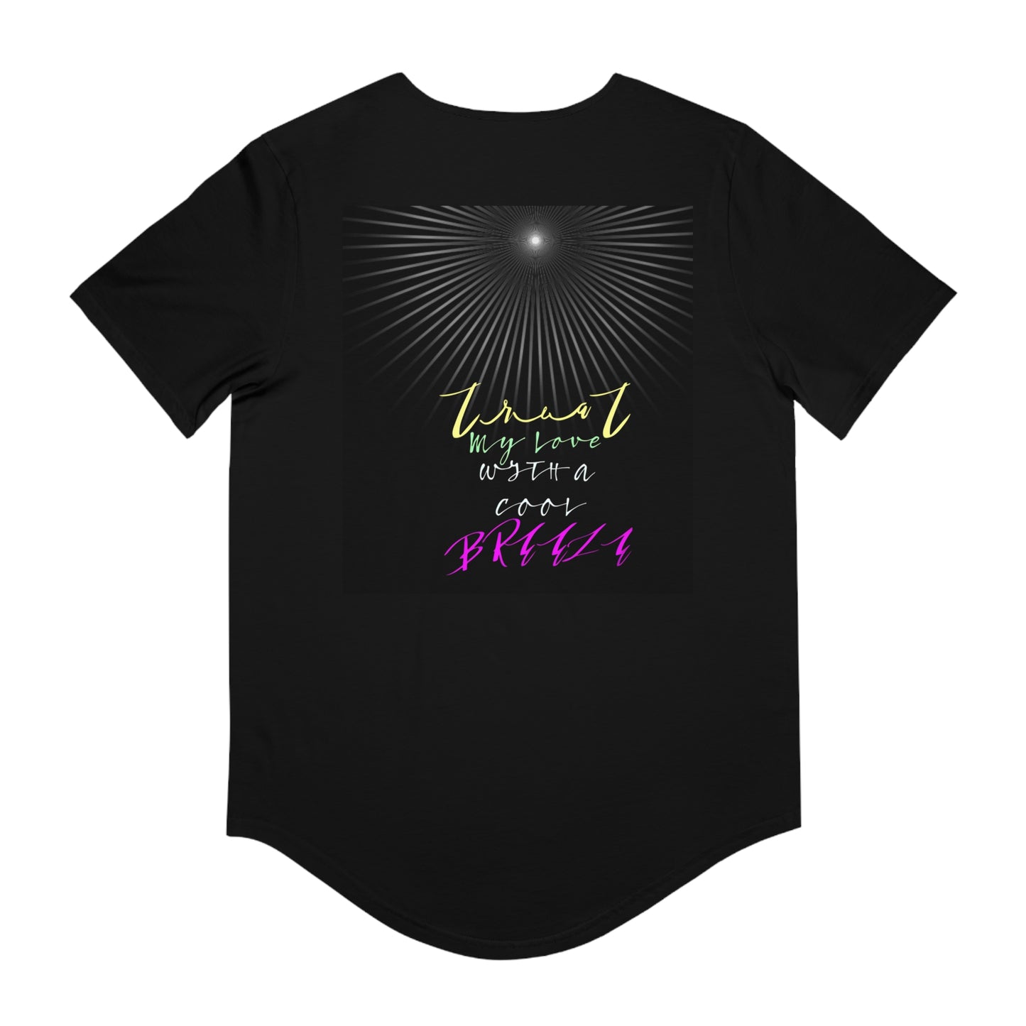 Men's Jersey Curved Hem Tee