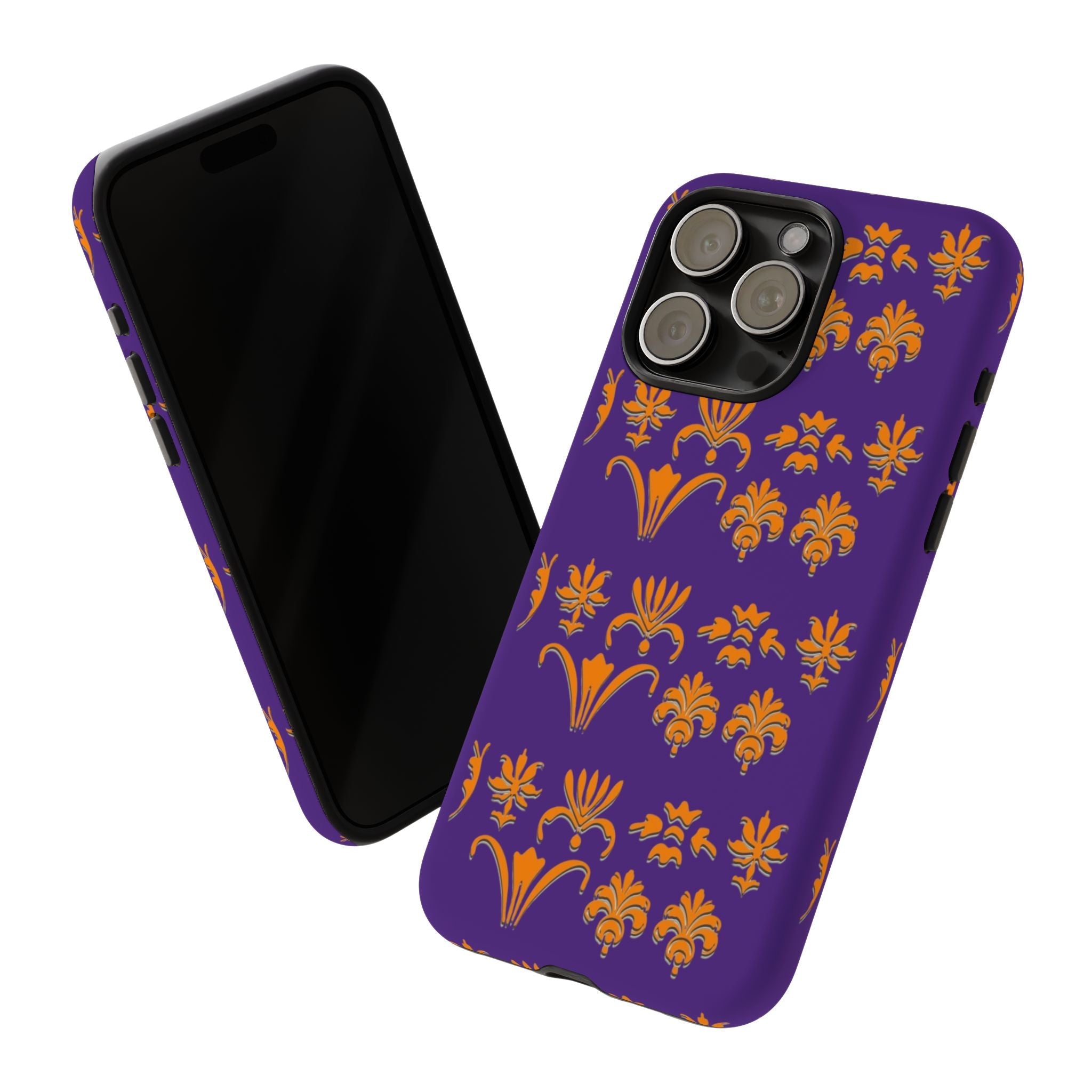 Elegant Floral Phone Case, Tough Phone Cover, Stylish Protector, Floral Print Accessory, Gift for Her, Birthday Present Printify