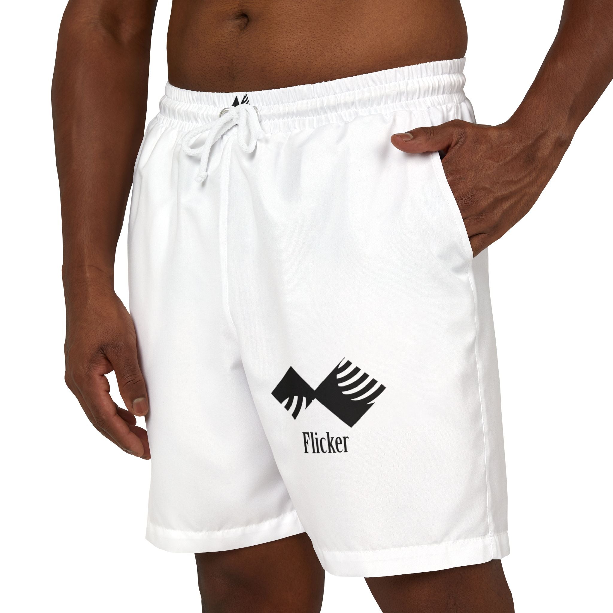 Flicker Unisex Swim Shorts - Stylish Beachwear for Summer Fun