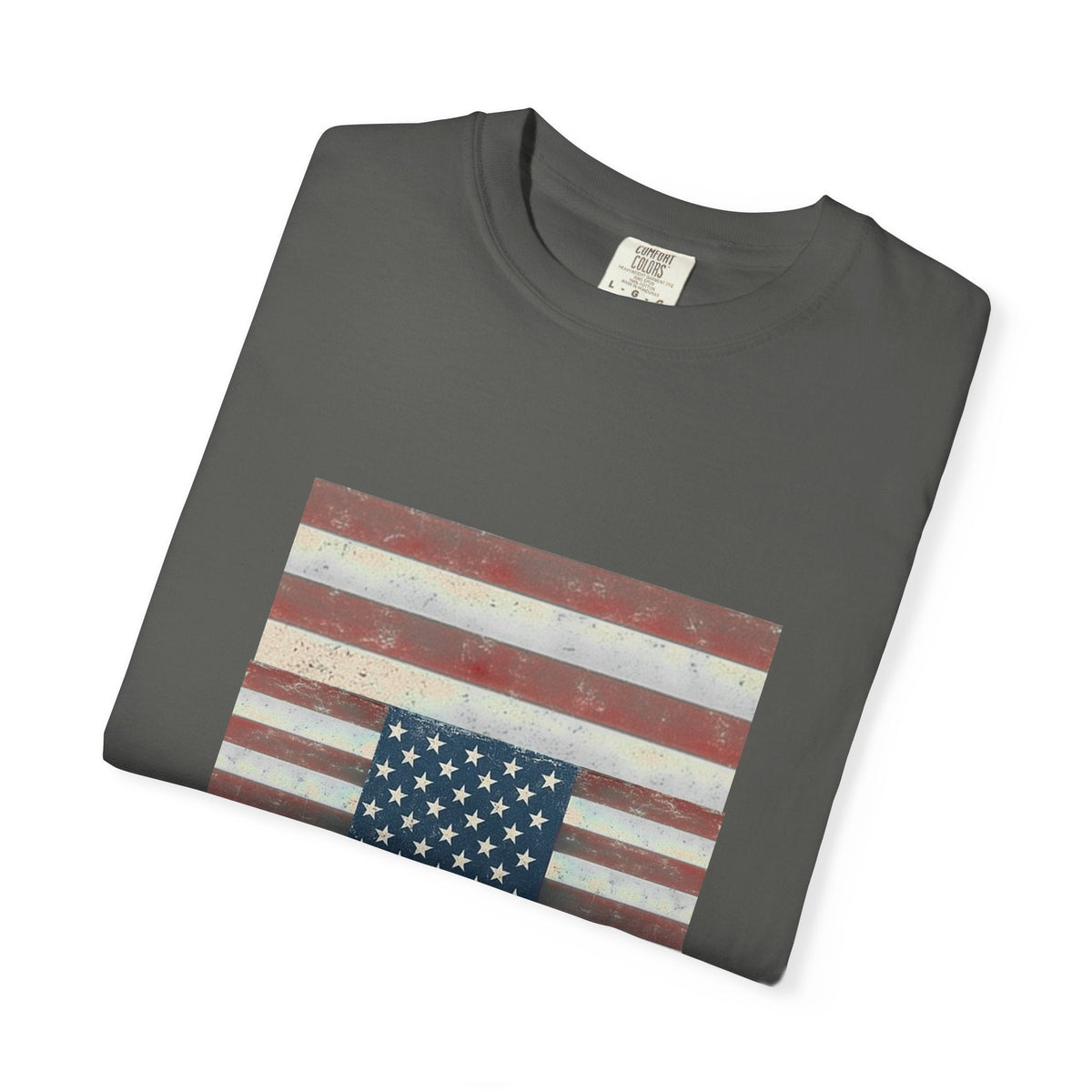 Patriotic Garment-Dyed T-Shirt | Perfect for 4th of July, Memorial Day, Casual Wear, Gifts, Americana Style Printify