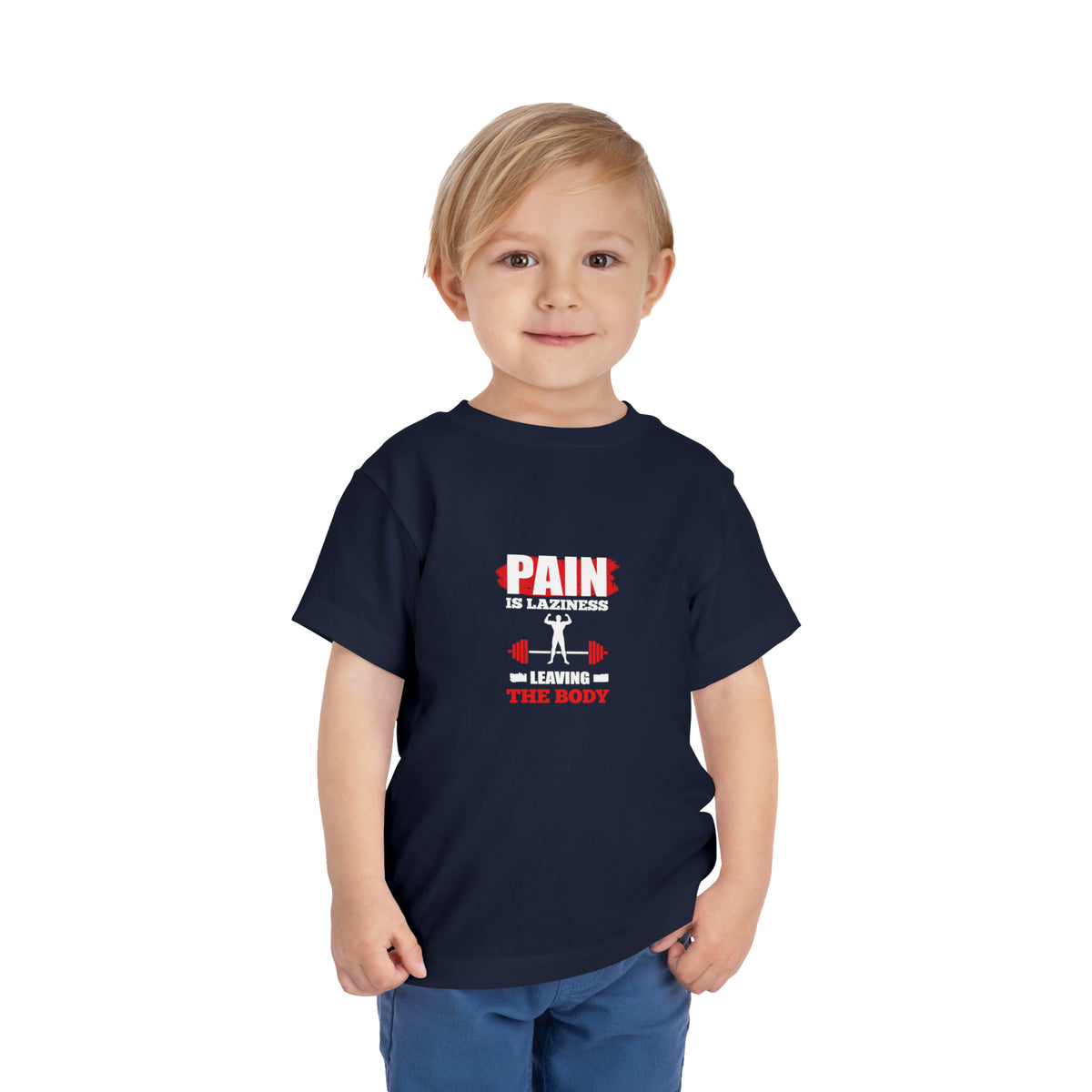 La douleur est la paresse T-shirt pour tout-petits 