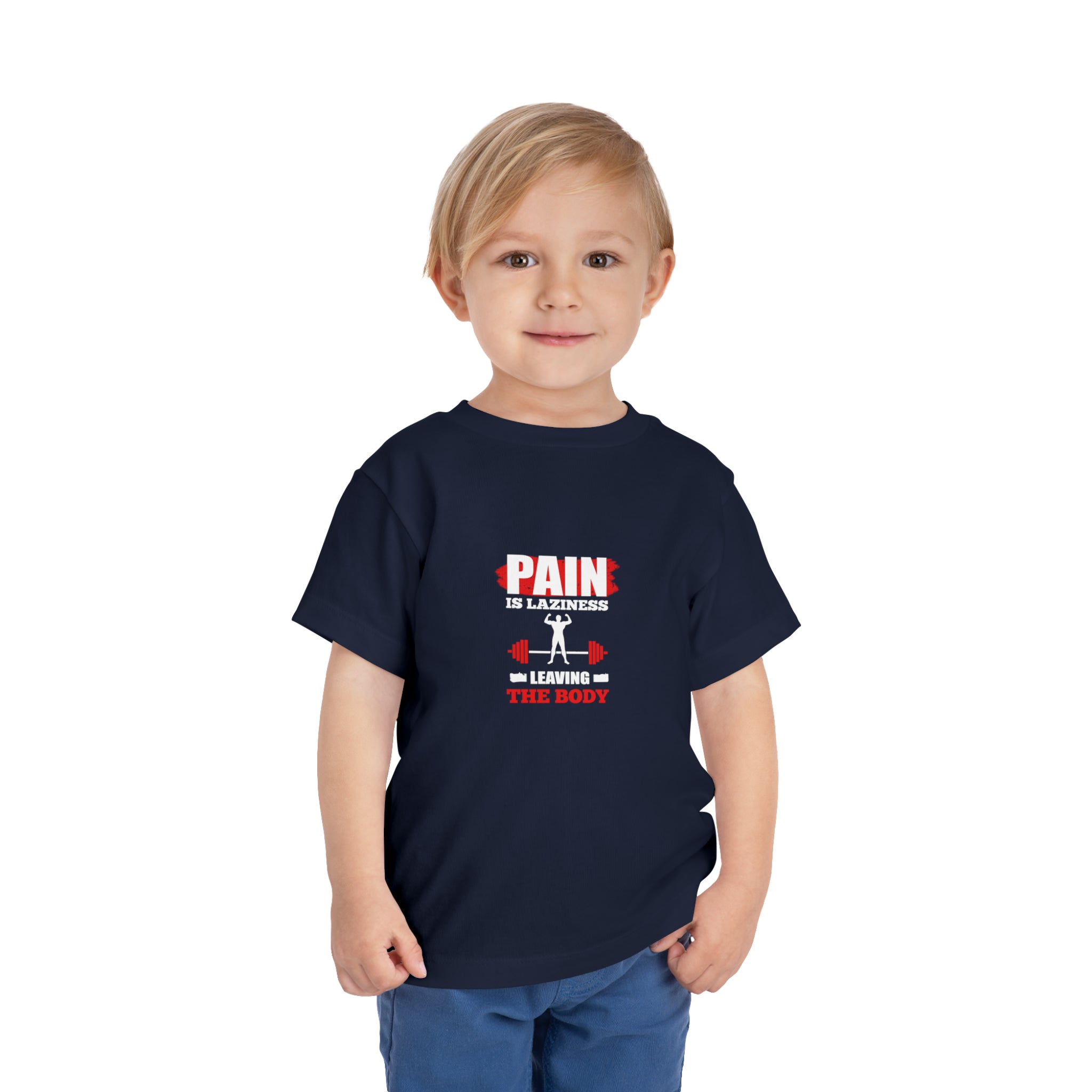 La douleur est la paresse T-shirt pour tout-petits 