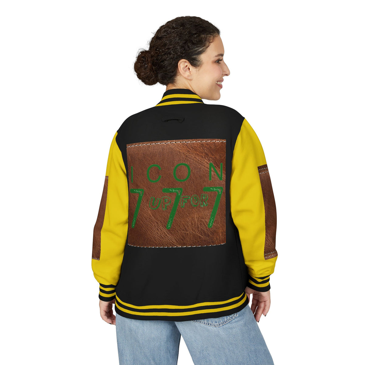 Letterman Jacket Icon Up for 777 Unisex Heavyweight