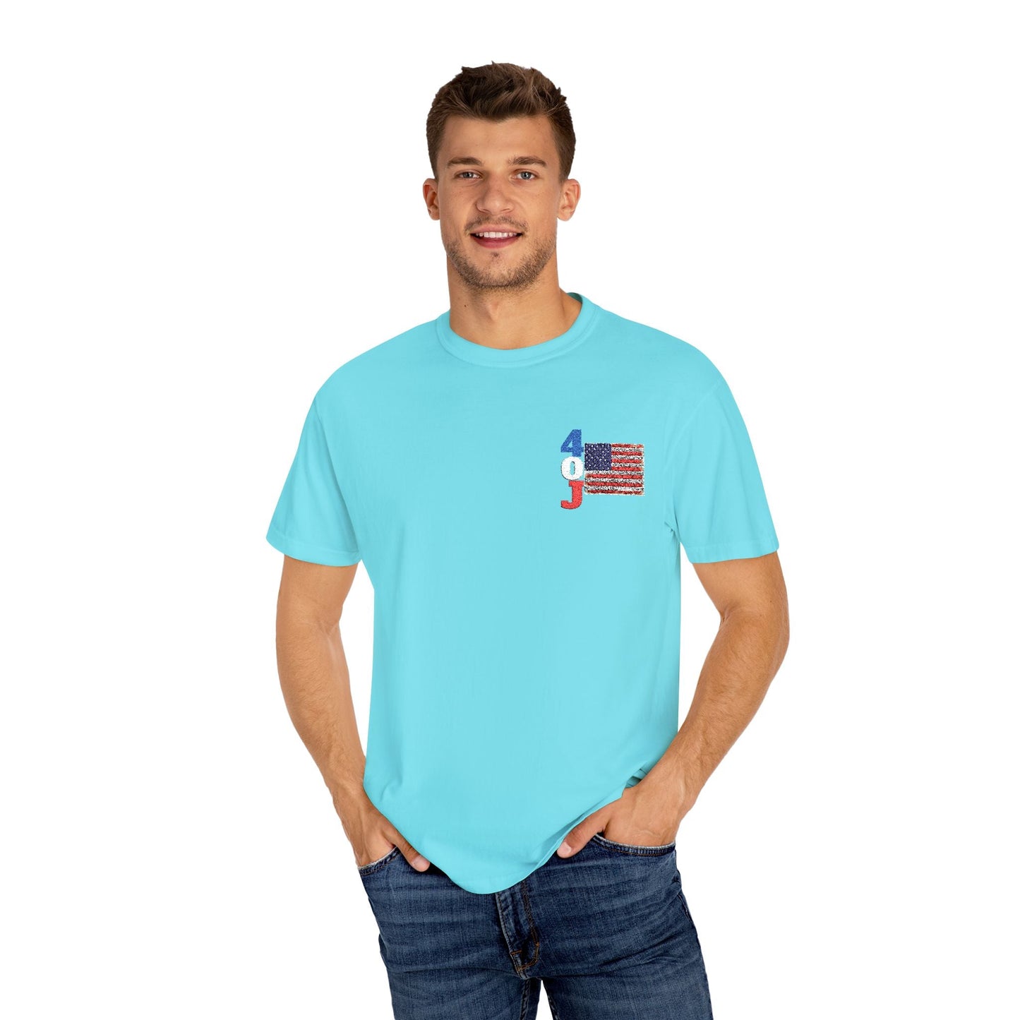 4th of July Garment-Dyed T-shirt Printify