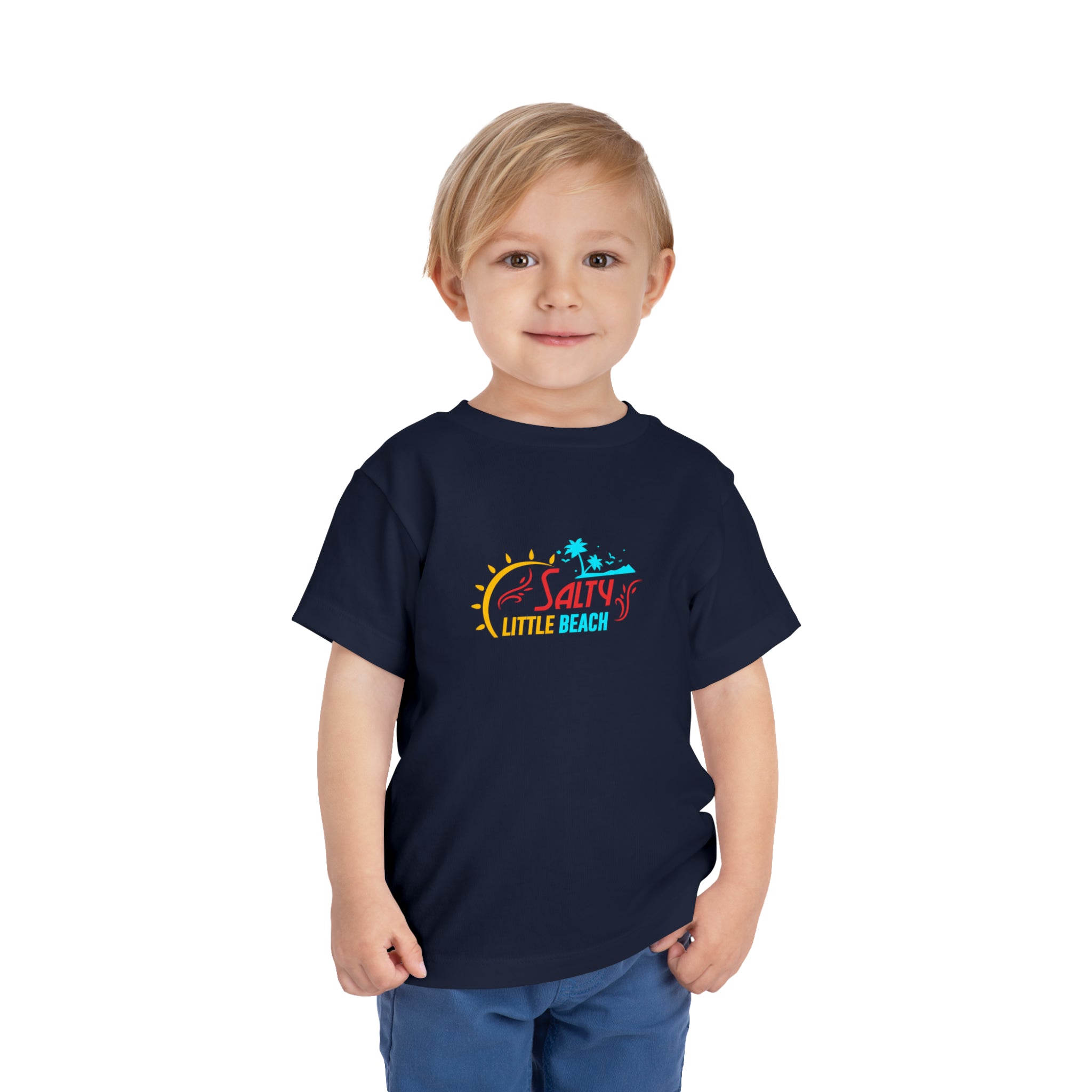 T-shirt pour tout-petits Salty Little Beach 