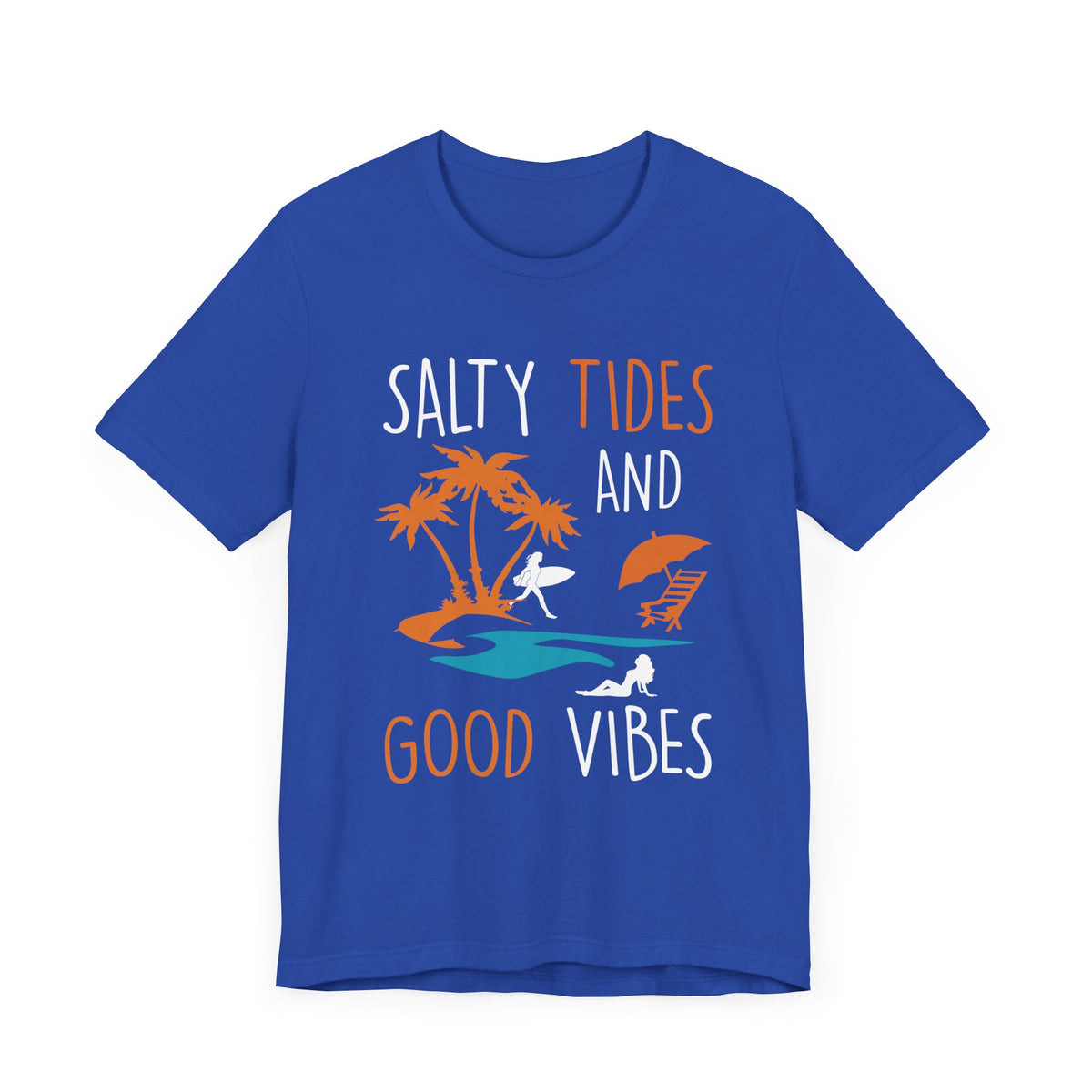 Marées salées et bonnes vibrations Tee unisexe 