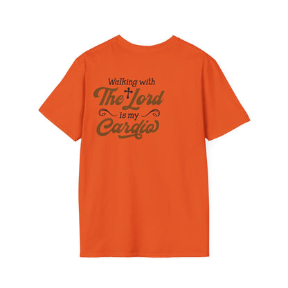 Faith-Inspired Unisex T-Shirt, The Lord is My Cardia, Christian Apparel, Spiritual Gift, Everyday Comfort Wear, Perfect for Church, [...] Printify