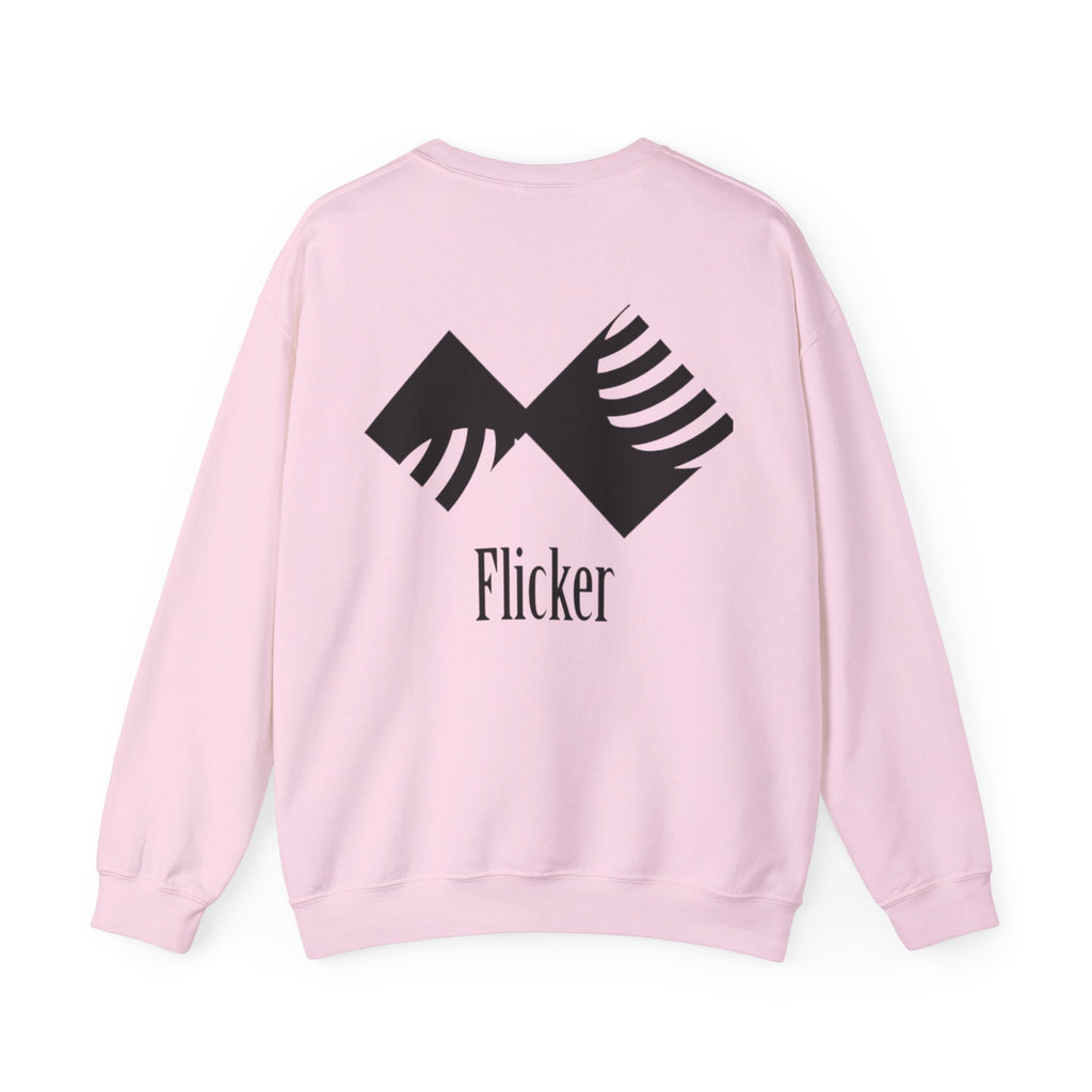Flicker Unisex Heavy Blend Crewneck Sweatshirt - Cozy and Stylish