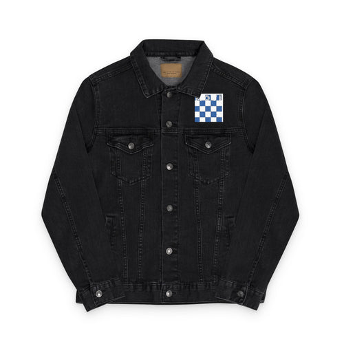 Unisex Embroidered Denim Jacket, Casual Style, Summer Nights Out, Streetwear Fashion,Trendy Outerwear Printify