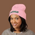 Embroidered Pushup Cuffed Beanie - Stylish Winter Accessory