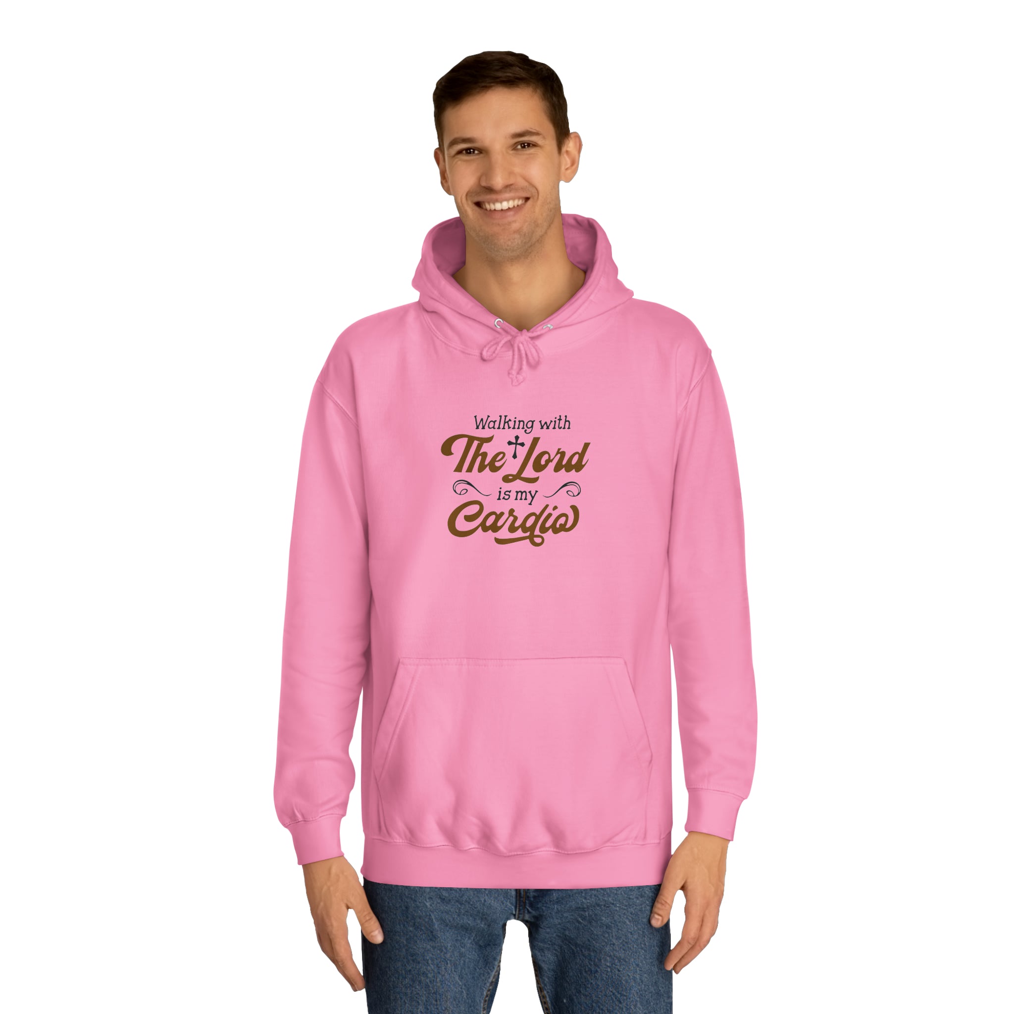 Marcher avec le sweat à capuche unisexe du Seigneur 