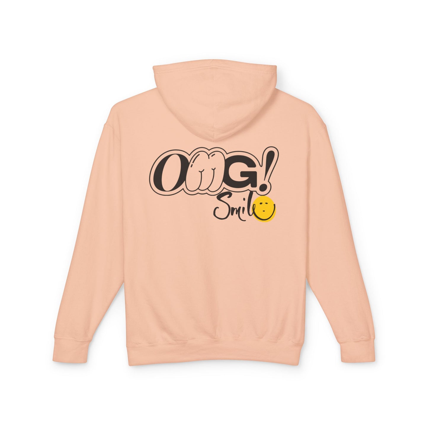 OMG!Smile Lightweight Hooded Sweatshirt