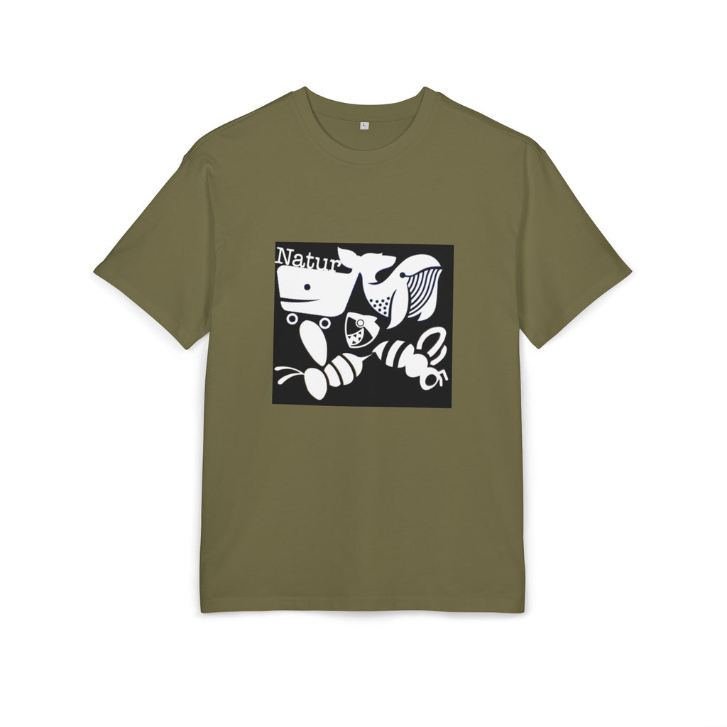 Nature-Inspired Oversize Tee - Unisex Graphic T-Shirt, Eco-Friendly Fashion, Casual Wear, Gift for Nature Lovers, Streetwear
