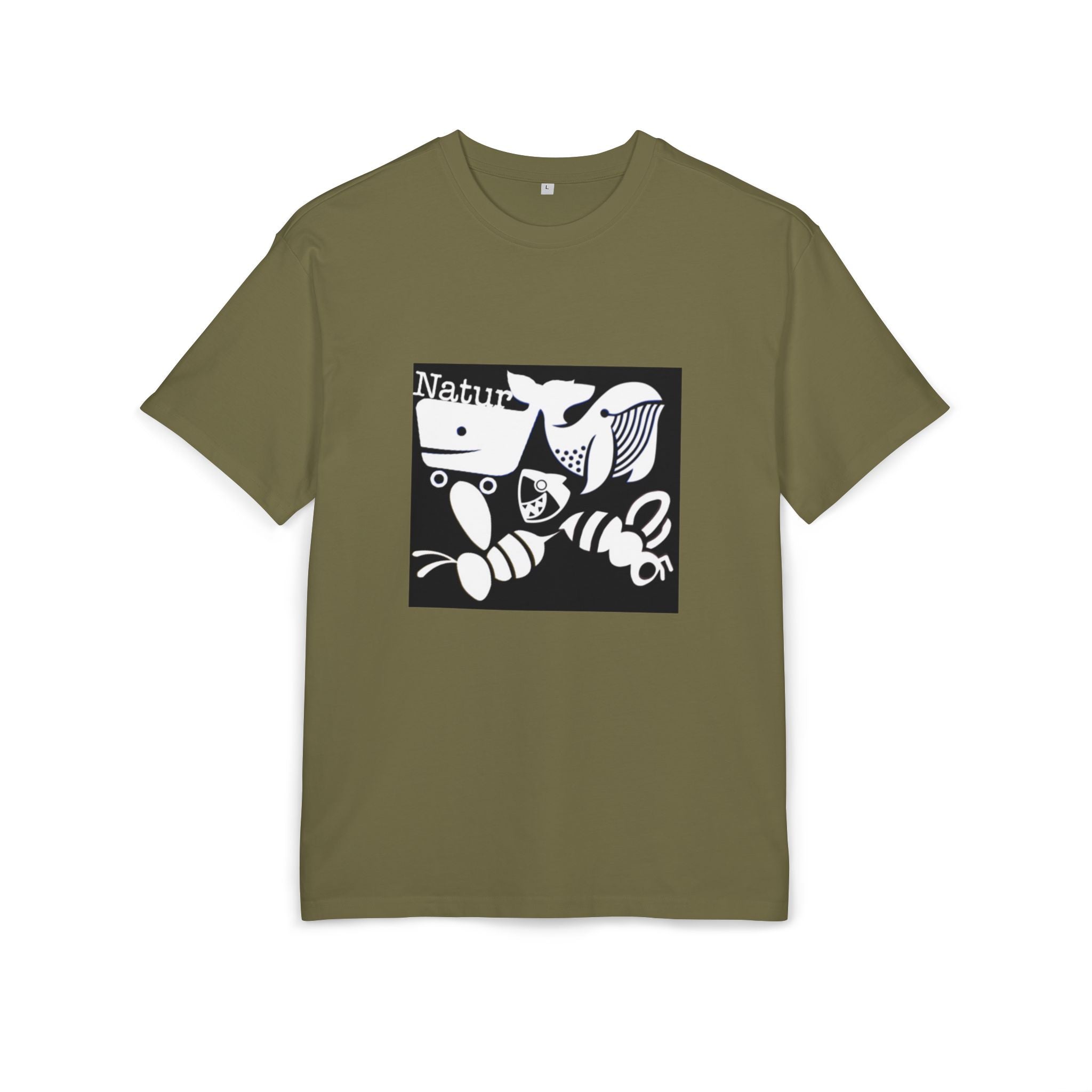 Nature-Inspired Oversize Tee - Unisex Graphic T-Shirt, Eco-Friendly Fashion, Casual Wear, Gift for Nature Lovers, Streetwear