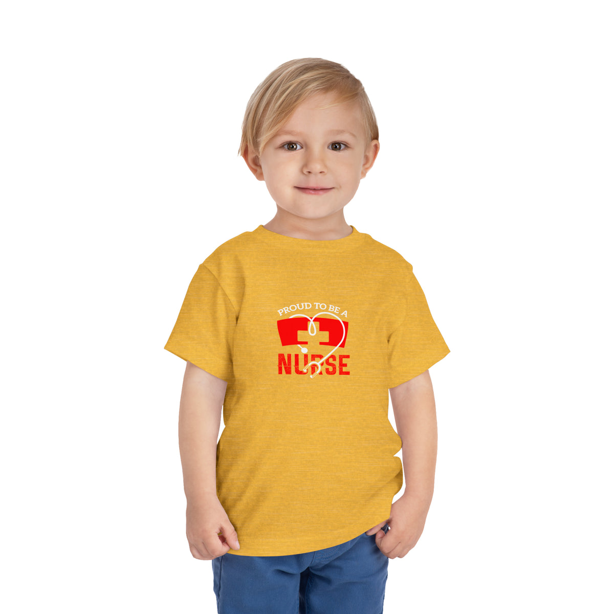 Fier d’être une infirmière T-shirt pour tout-petits 