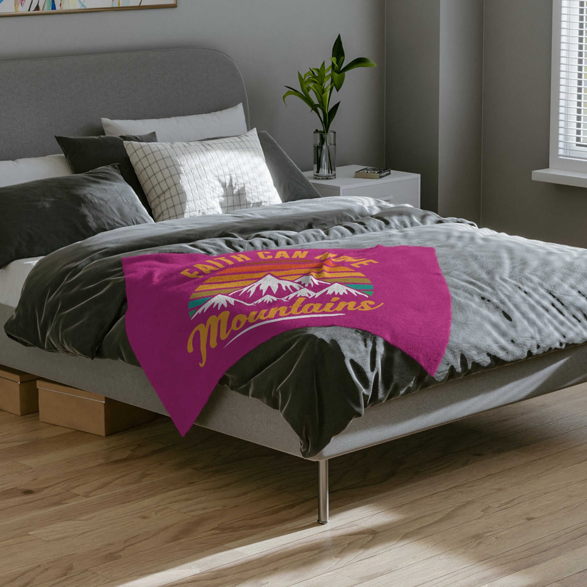 Faith Can Move Mountains Blanket