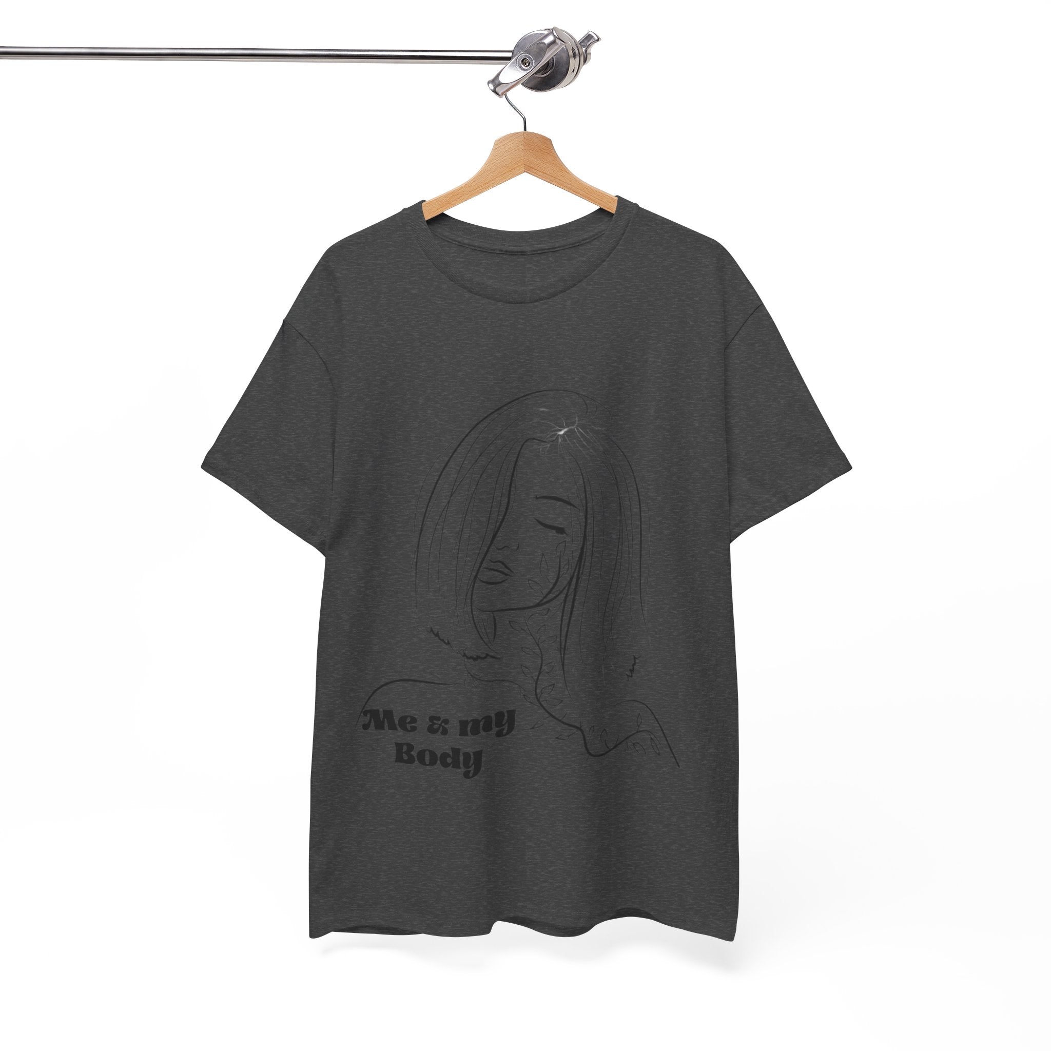 Unisex Faded Cotton Me my Body  Tee