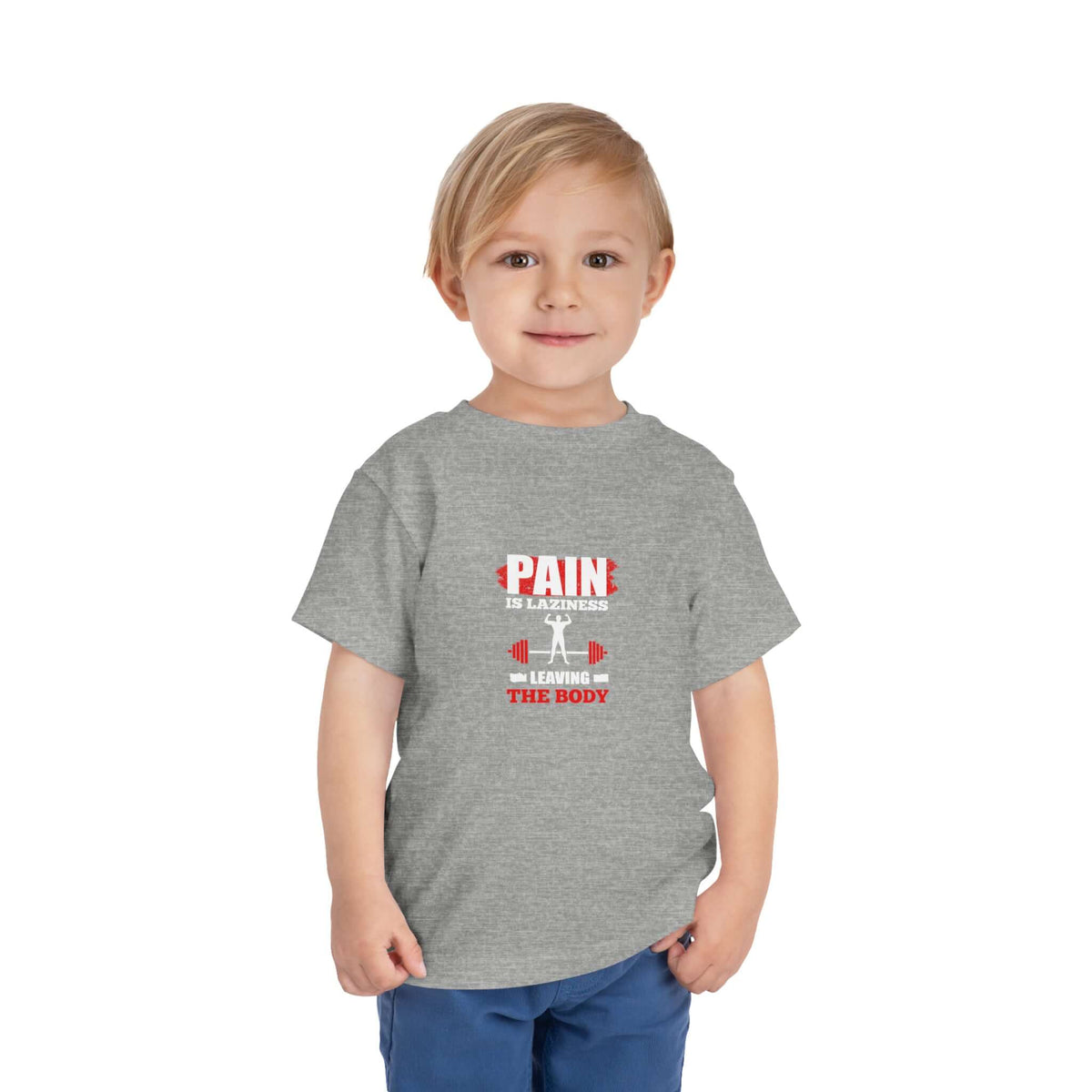 La douleur est la paresse T-shirt pour tout-petits 