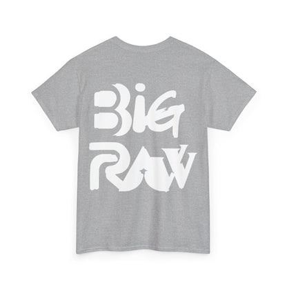 Big Raw Unisex Heavy Cotton Tee, Casual Streetwear Shirt, Gift for Him or Her, Everyday Fashion, Graphic Tee, Trendy Apparel Printify