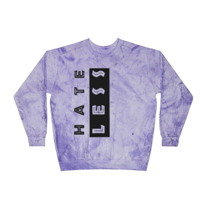 Color Blast Crewneck Sweatshirt - Hate Less Statement Apparel