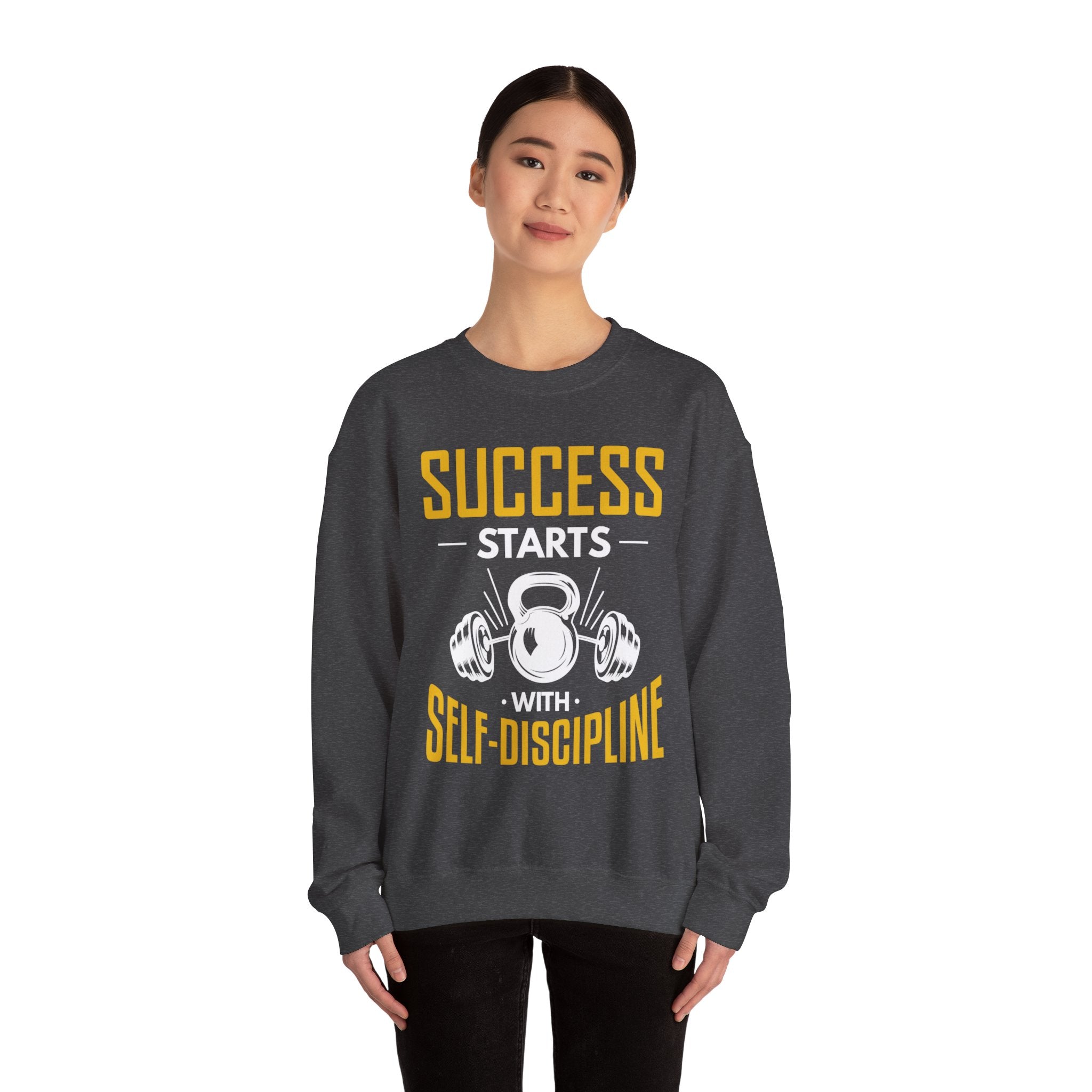 Le succès commence par le sweat-shirt unisexe d’autodiscipline 