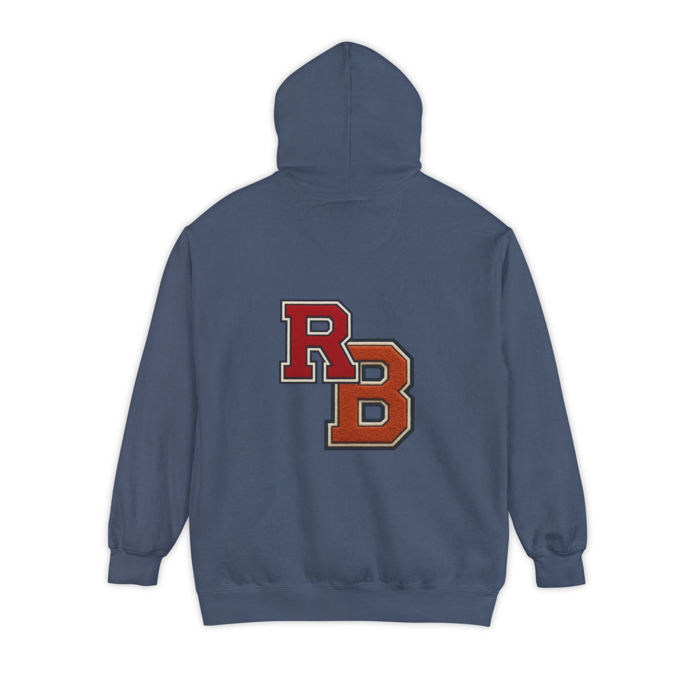 Letterman RB Hoodie — Garment-Dyed Athletic Pullover Printify