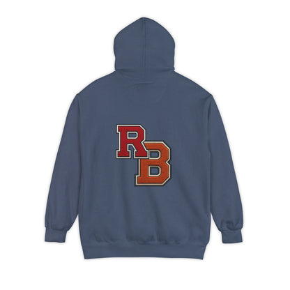 Letterman RB Hoodie — Garment-Dyed Athletic Pullover Printify