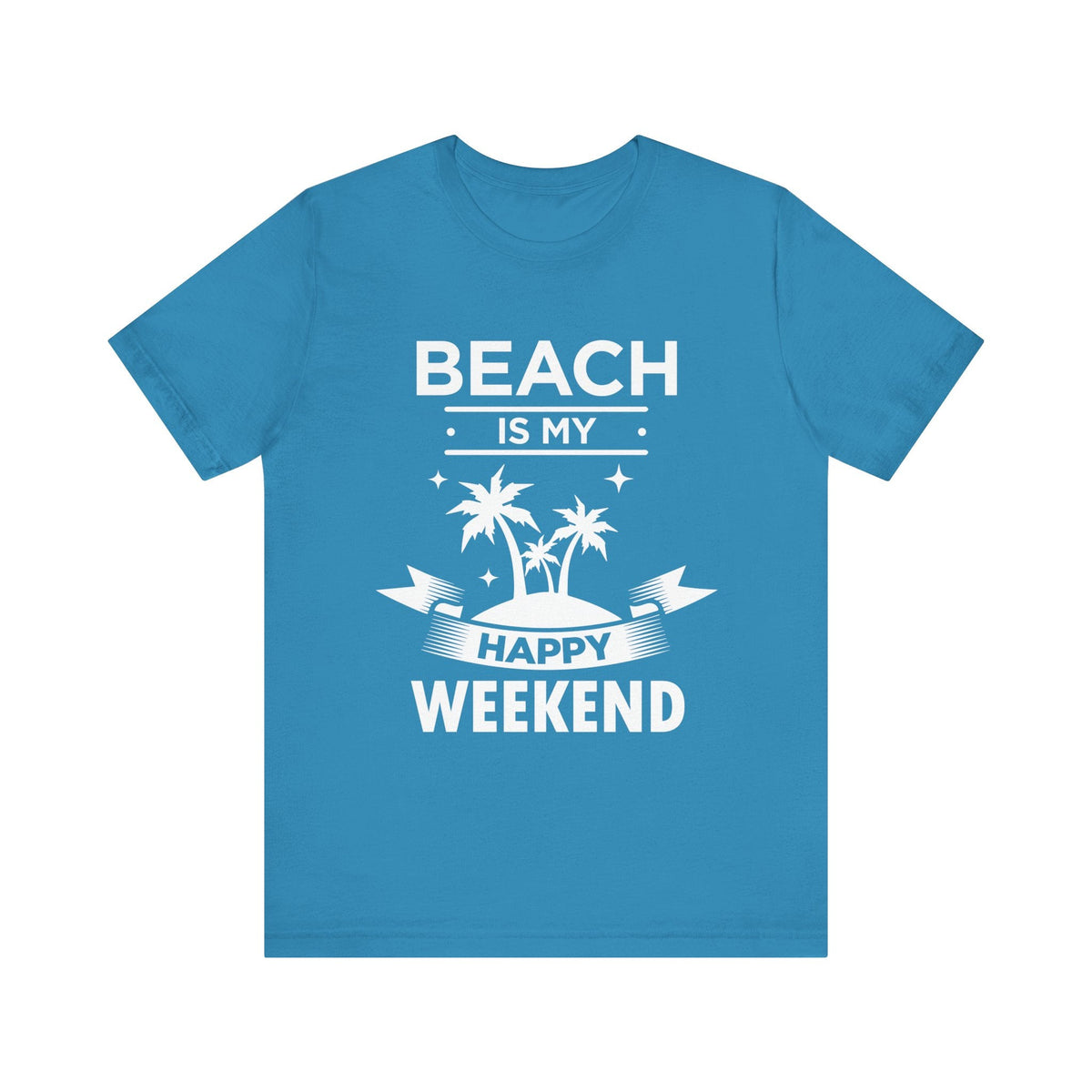Beach Is My Happy Weekend Unisex Tee Printify
