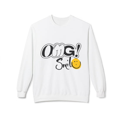 OMG!Smile Softstyle  Crewneck Sweatshirt