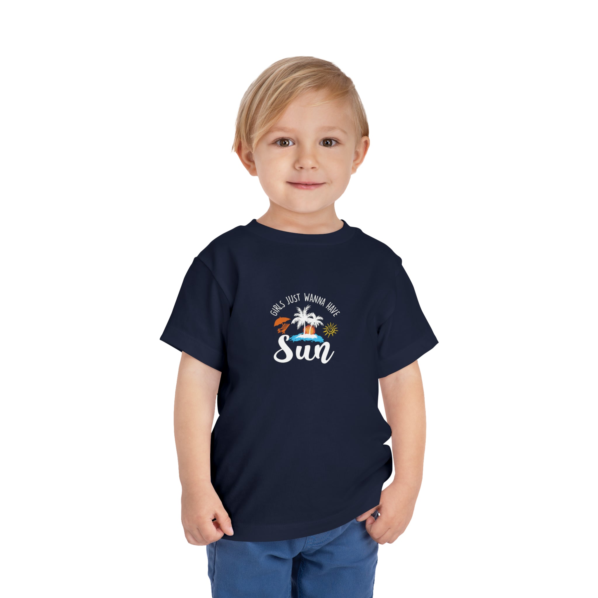 T-shirt pour tout-petits Les filles veulent juste avoir du soleil 