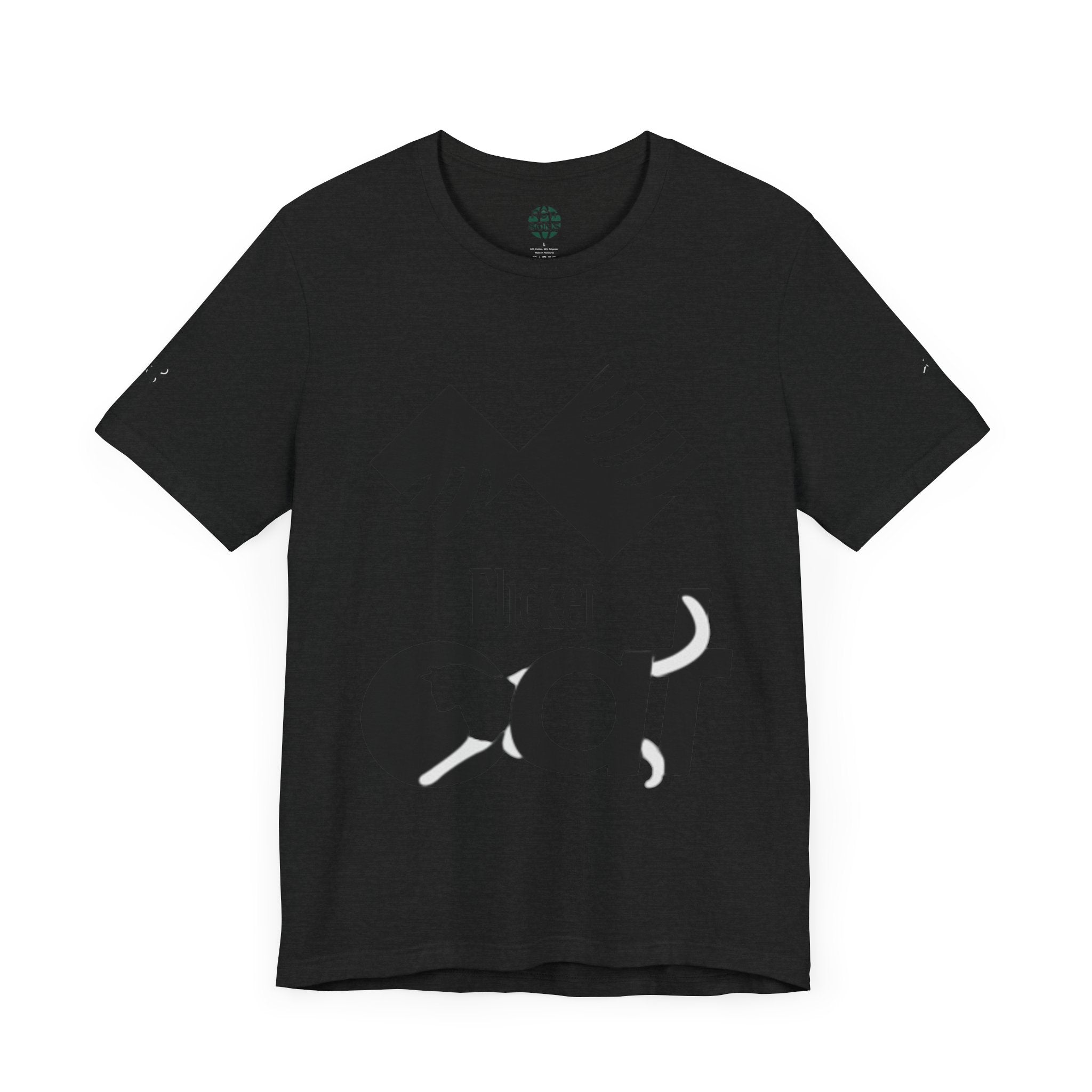 Flicker Cat Graphic Tee - Unisex Jersey Short Sleeve T-Shirt for Cat Lovers