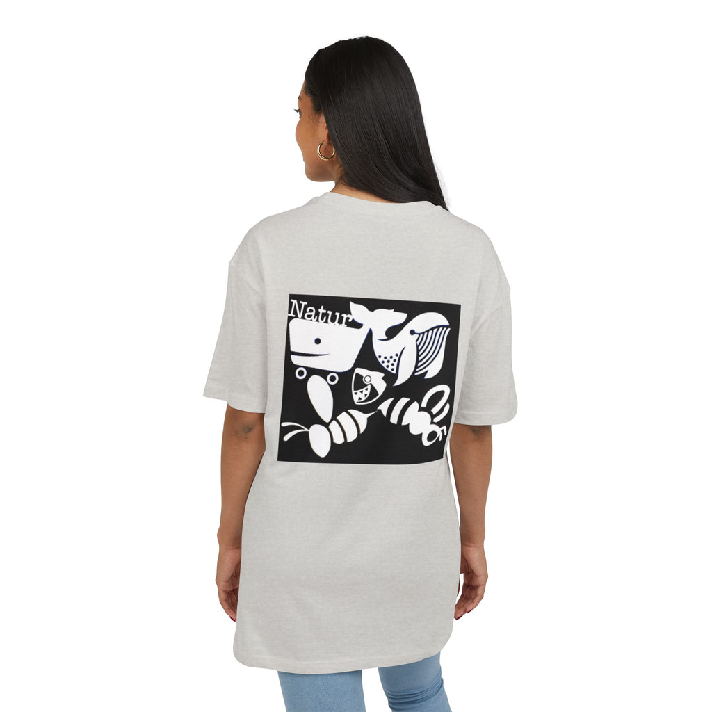 Nature-Inspired Oversize Tee - Unisex Graphic T-Shirt, Eco-Friendly Fashion, Casual Wear, Gift for Nature Lovers, Streetwear