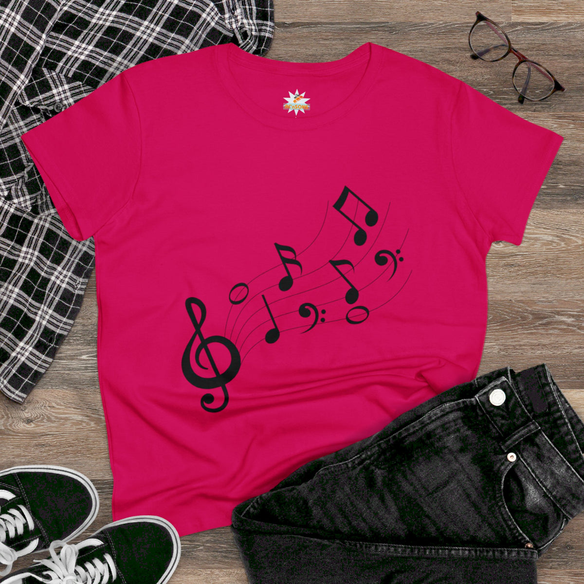 RCNSONS Women's Midweight Cotton Tee