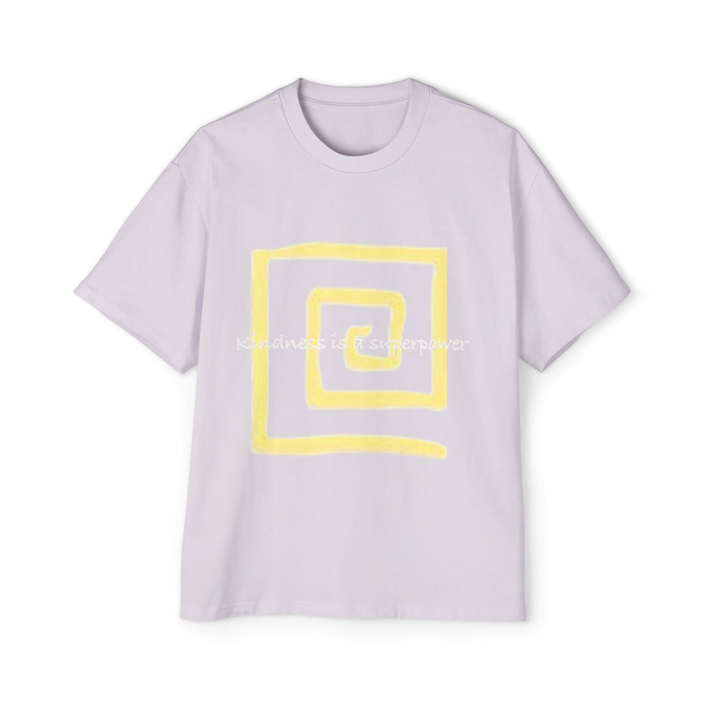 Oversized Tee - Kindness is a Super Power Graphic Design Shirt for Men Printify