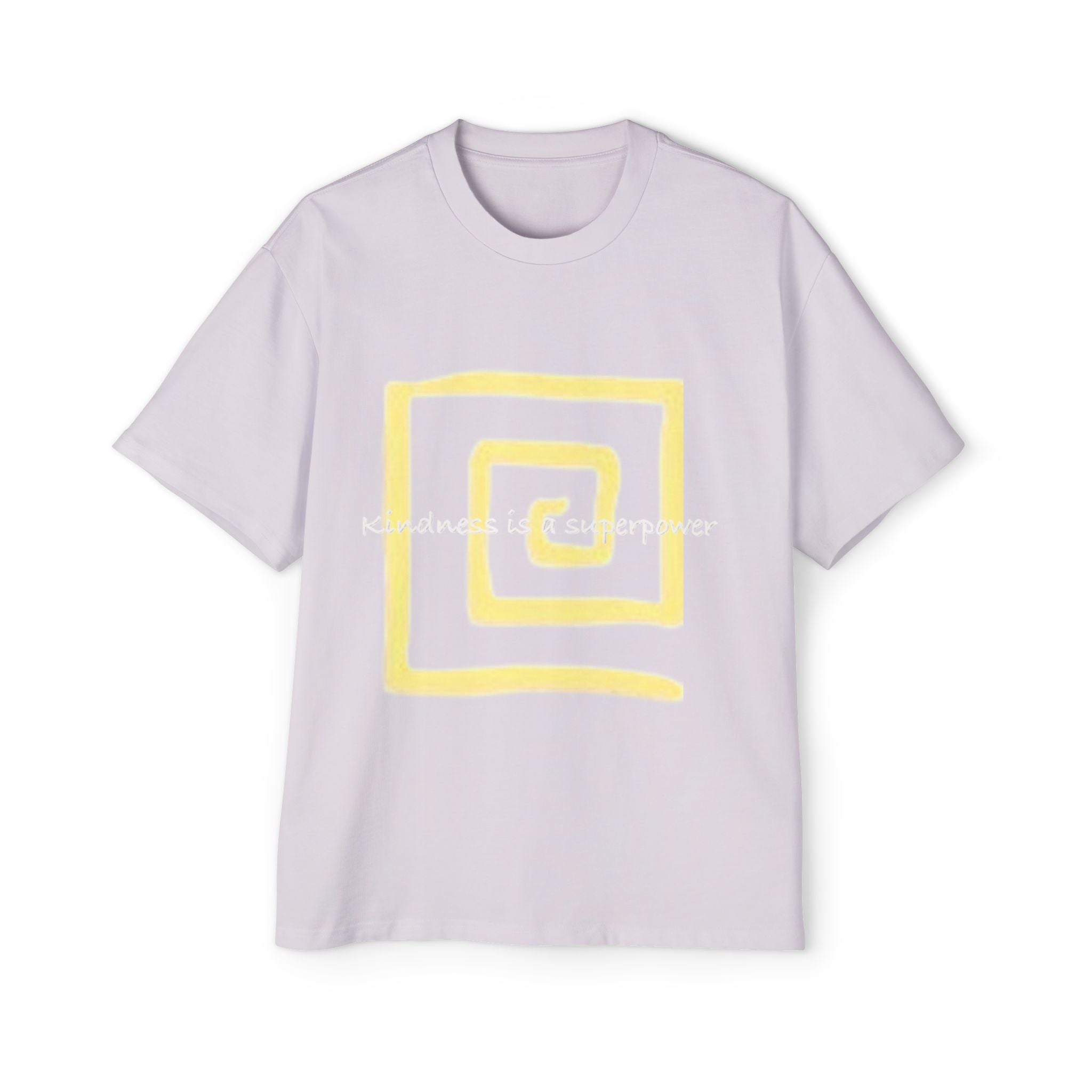 Oversized Tee - Kindness is a Super Power Graphic Design Shirt for Men Printify