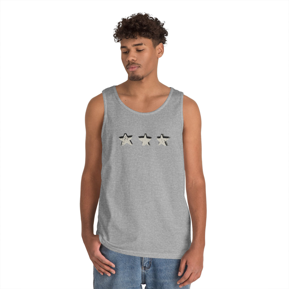 3 Star Heavy Cotton Tank Top