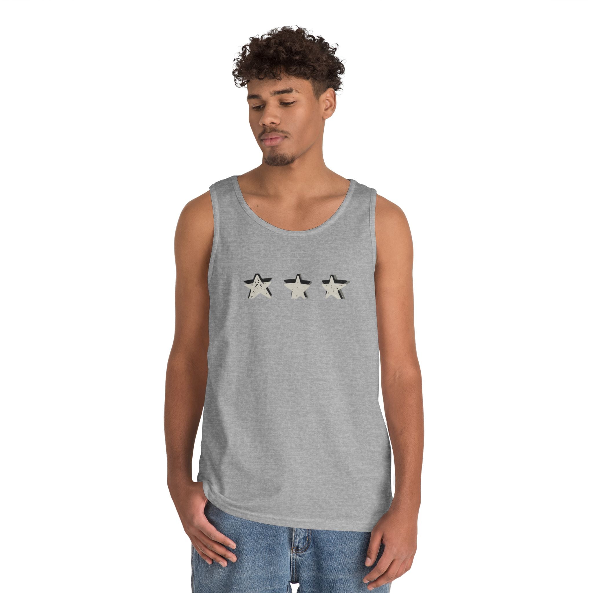 3 Star Heavy Cotton Tank Top