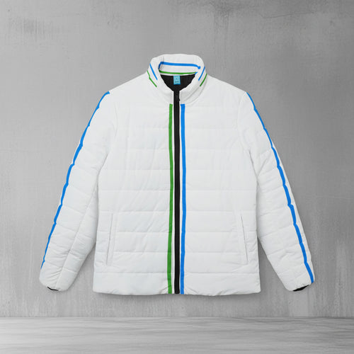 Women’s Puffer Jacket ' Lemon Blue'