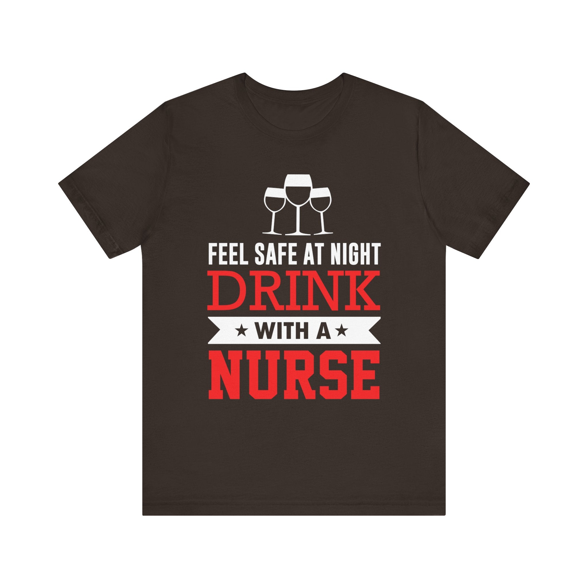 Sentez-vous en sécurité la nuit, buvez un tee-shirt unisexe 