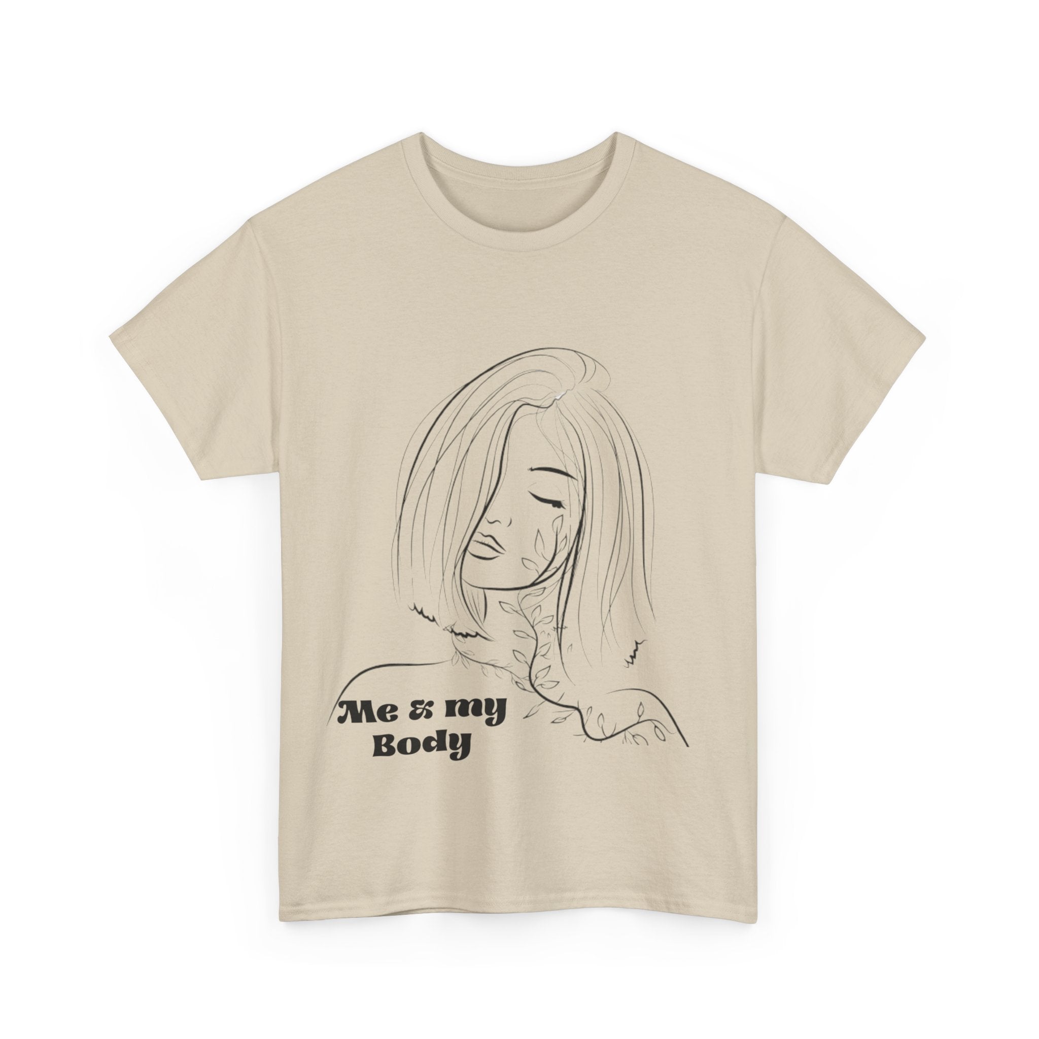 Unisex Faded Cotton Me my Body  Tee