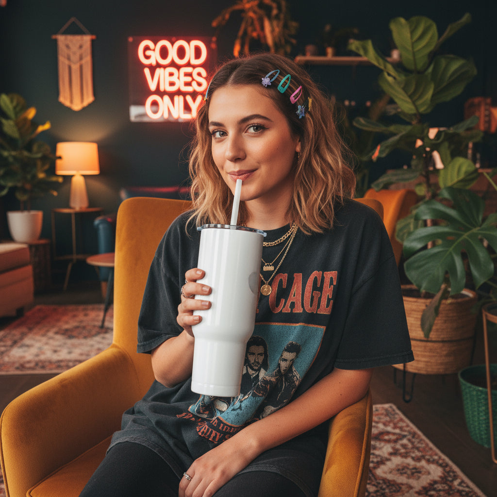 Personalized Insulated Tumble,40oz Drinkware for Hot/Cold Beverages, Great Gift for Friends & Family, [...] Printify