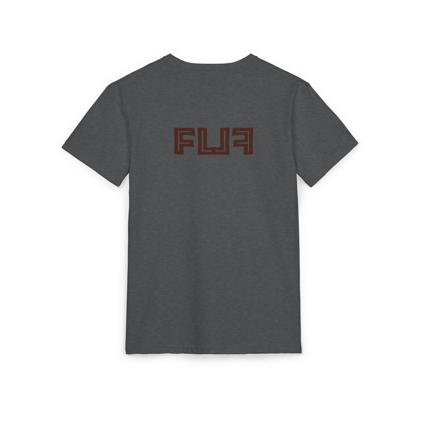 Stylish Unisex Sueded T-Shirt with Bold 'FLU' Graphic | Casual Wear, Gift Idea, Streetwear, Everyday Comfort, Fashion Statement