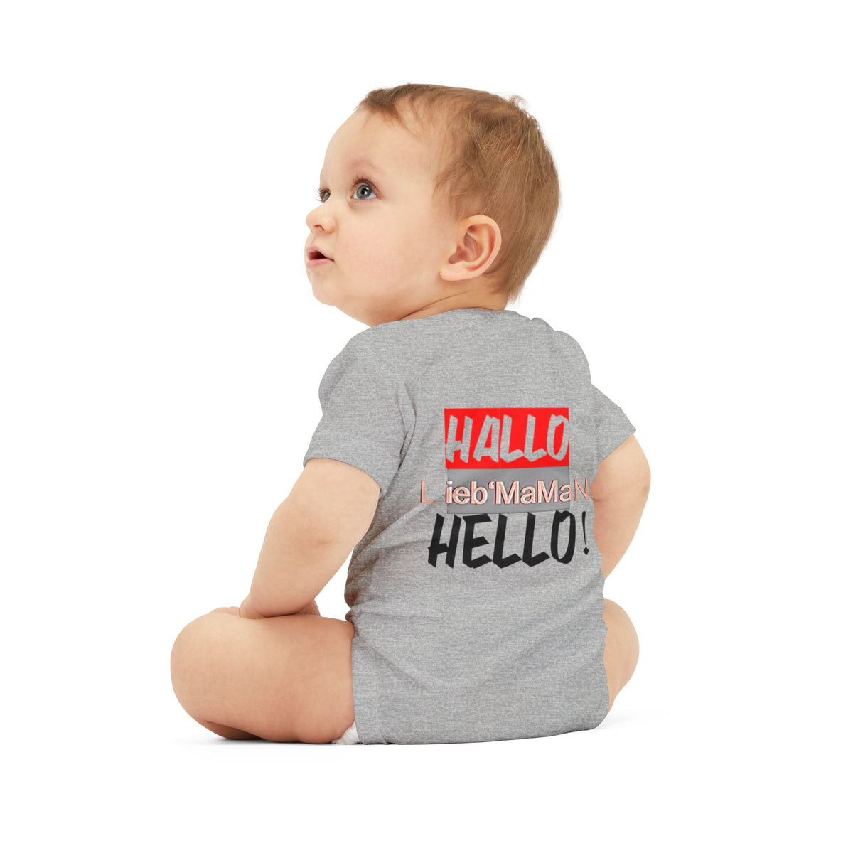 Hello Baby Bodysuit - Cute Multilingual Infant Jersey One Piece