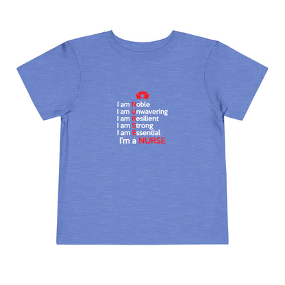 Je suis noble, je suis inébranlable Tee-shirt pour tout-petits 